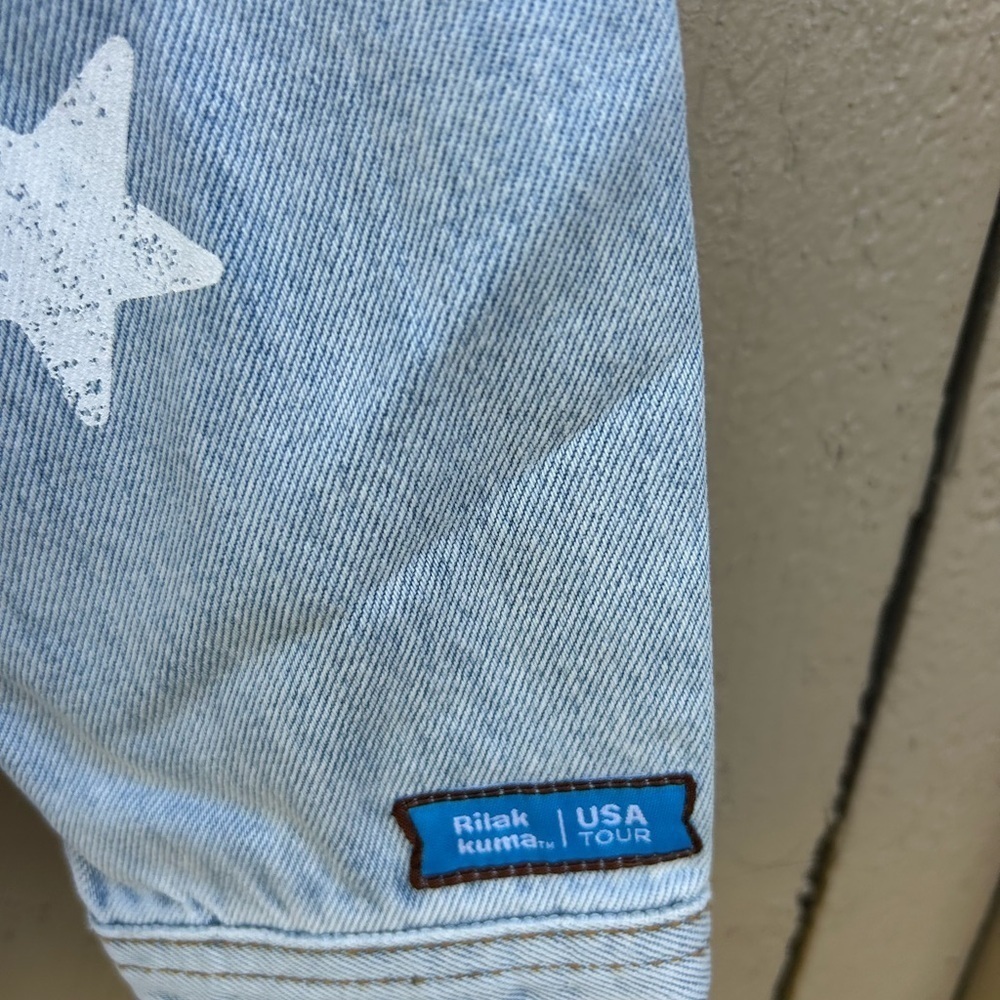 NWT Rilakkuma San Rio X Original 20th Anniversary Denim Jacket Limited Edition M - Picture 5 of 8